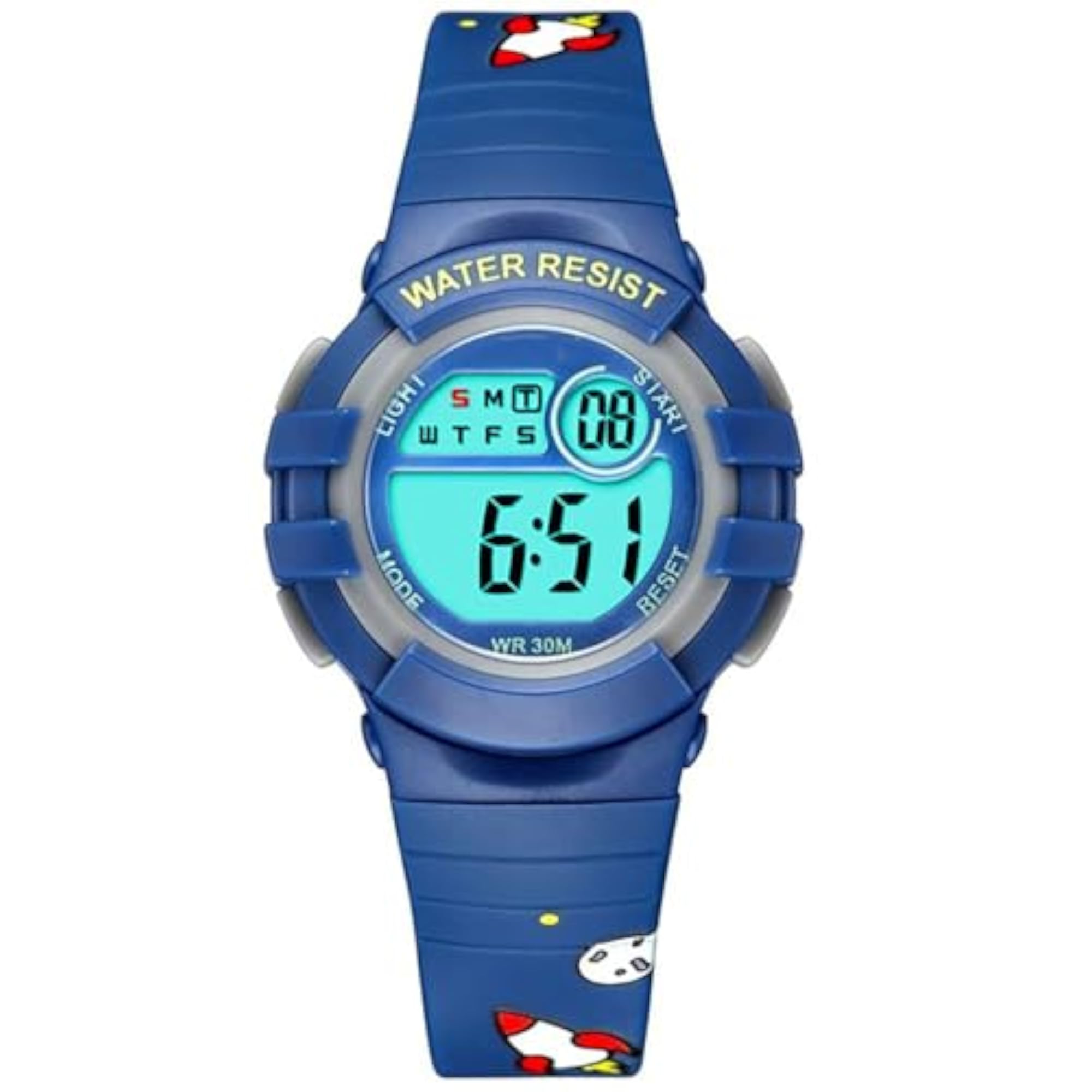 Cartoon Strap Alarm Waterproof Kids Watch